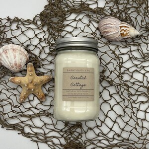 Mason Jar Soy Candle | 16oz | Scented Candle | Soy Candle