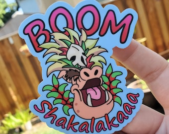 BOOM Shakalakaaa Muppet Treasure Island Fanart Vinyl Sticker