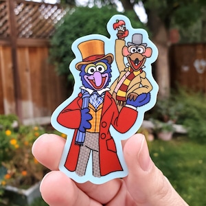 A Whatever & His Rat The Muppet Christmas Carol Fanart Vinyl Sticker