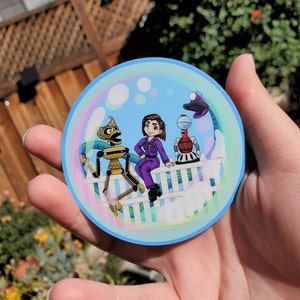 MST3K Slats in a Bubble Vinyl Sticker