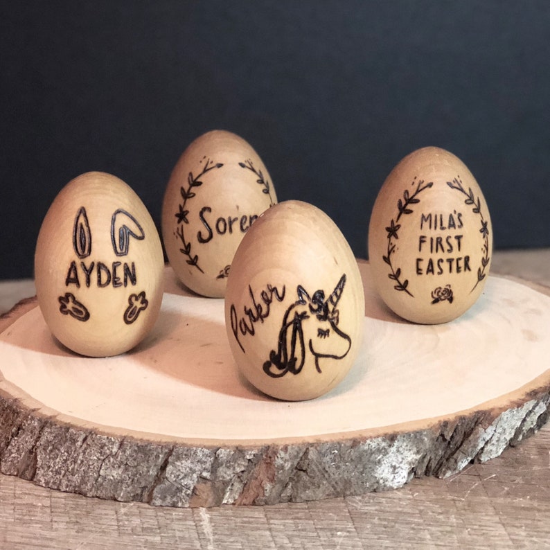 Baby's First Easter Personalized Easter Egg Easter Etsy