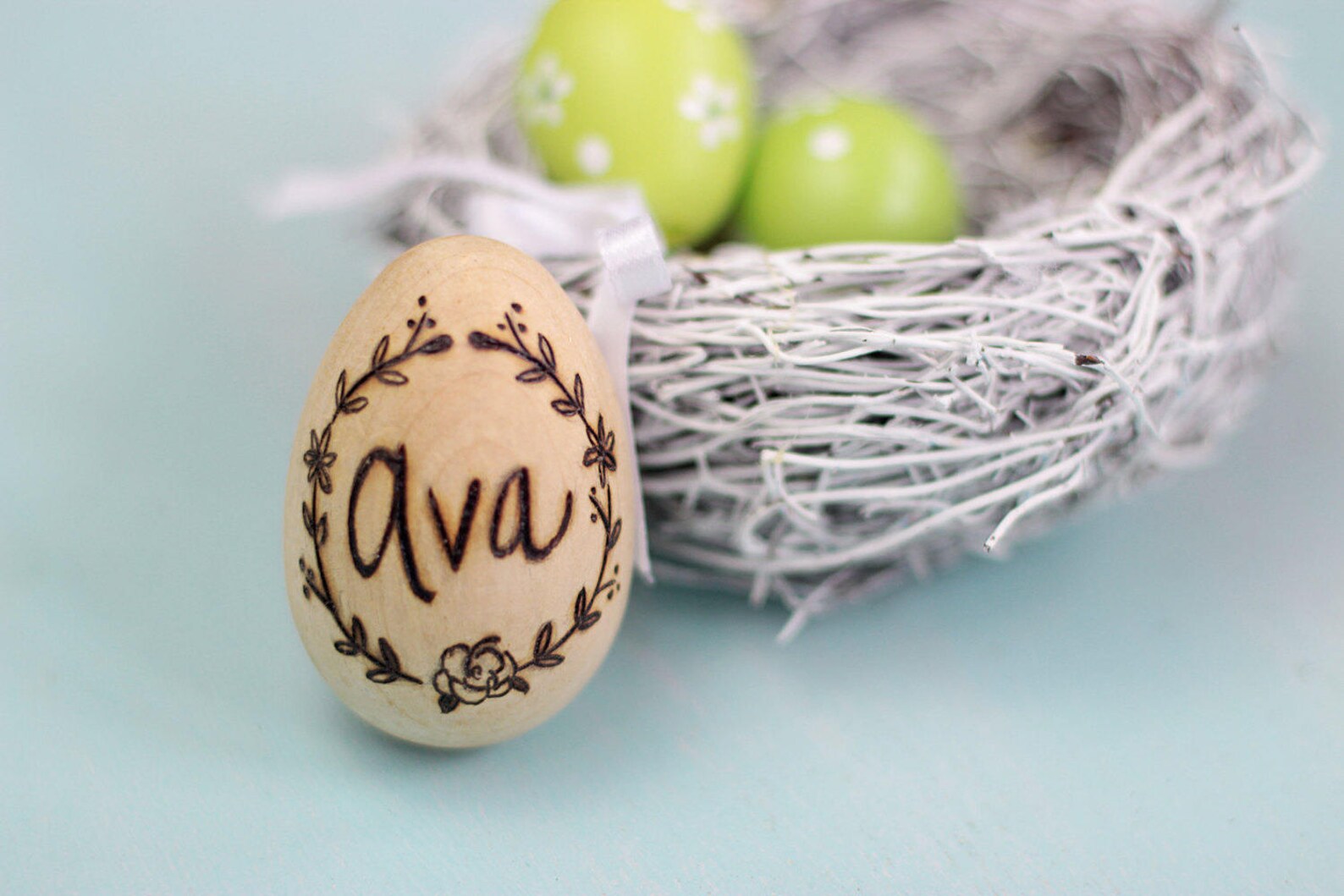 Baby's First Easter Personalized Easter Egg Easter Etsy