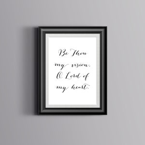 Be Thou My Vision Digital Download - by Kaylee Horne