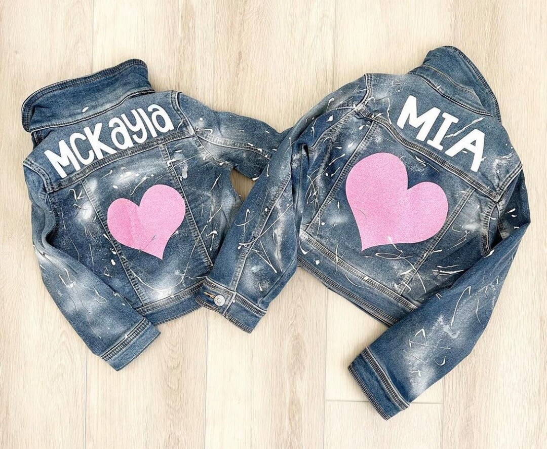 Custom Splatter Denim Jacket - Etsy