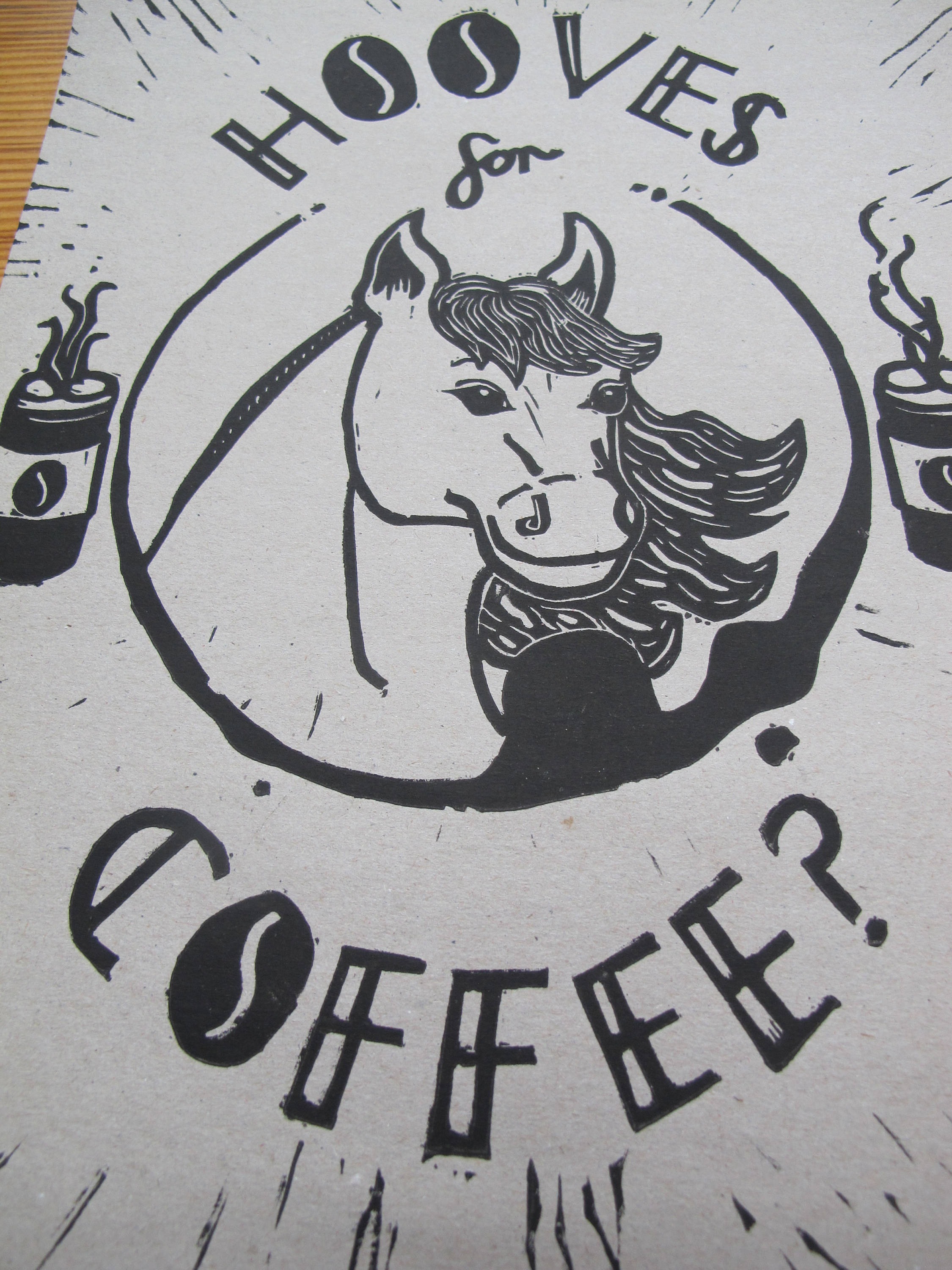 A Coffee Print AND Horse Print The Ideal Coffee lovers gift Etsy