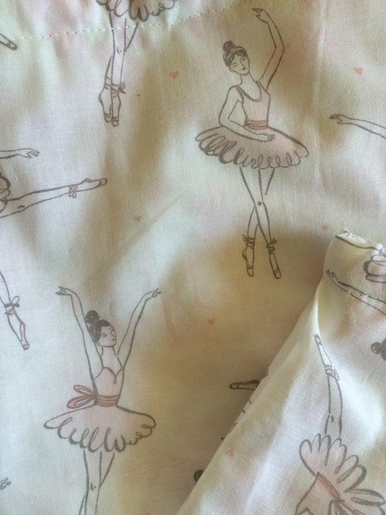 bag pouch ballerina gift for girl kids tote, satchel drawstring bag ballet Gift for daughter