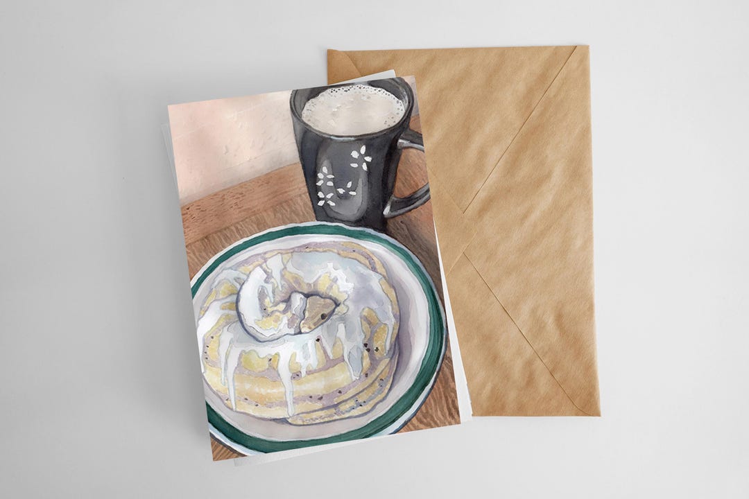 Cinnamon Roll Python Greeting Cards - Whimsical Snake Card - Etsy