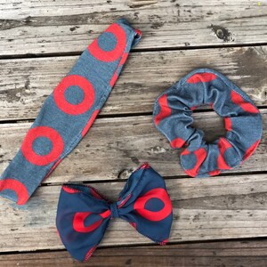 Fishman Donut Headband, Hair bow,  or scrunchie. Available in Adult and kids Sizes and sets