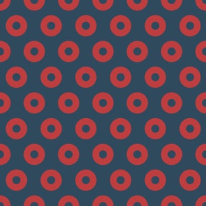 NOT Spoonflower/ No Fade  Fishman Donut Cotton Woven Fabric