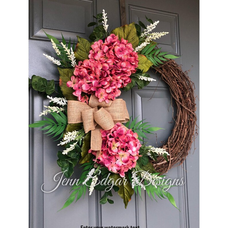 Extra Large wreaths for Front Door fall wreaths for front door year round wreaths hydrangea wreath for front door summer wreaths