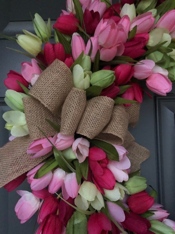 TOYANDONA Artificial Flower Wreath Tulip Front Door Wreath Spring Wreath Green Leaves Wreath Front Door Decorations Wedding Spring Decoration TOYANDONA Artificial Flower Wreath Tulip Front Door Wreath Spring Wreath Green Leaves Wreath Front Door Decorations Wedding Spring Decoration