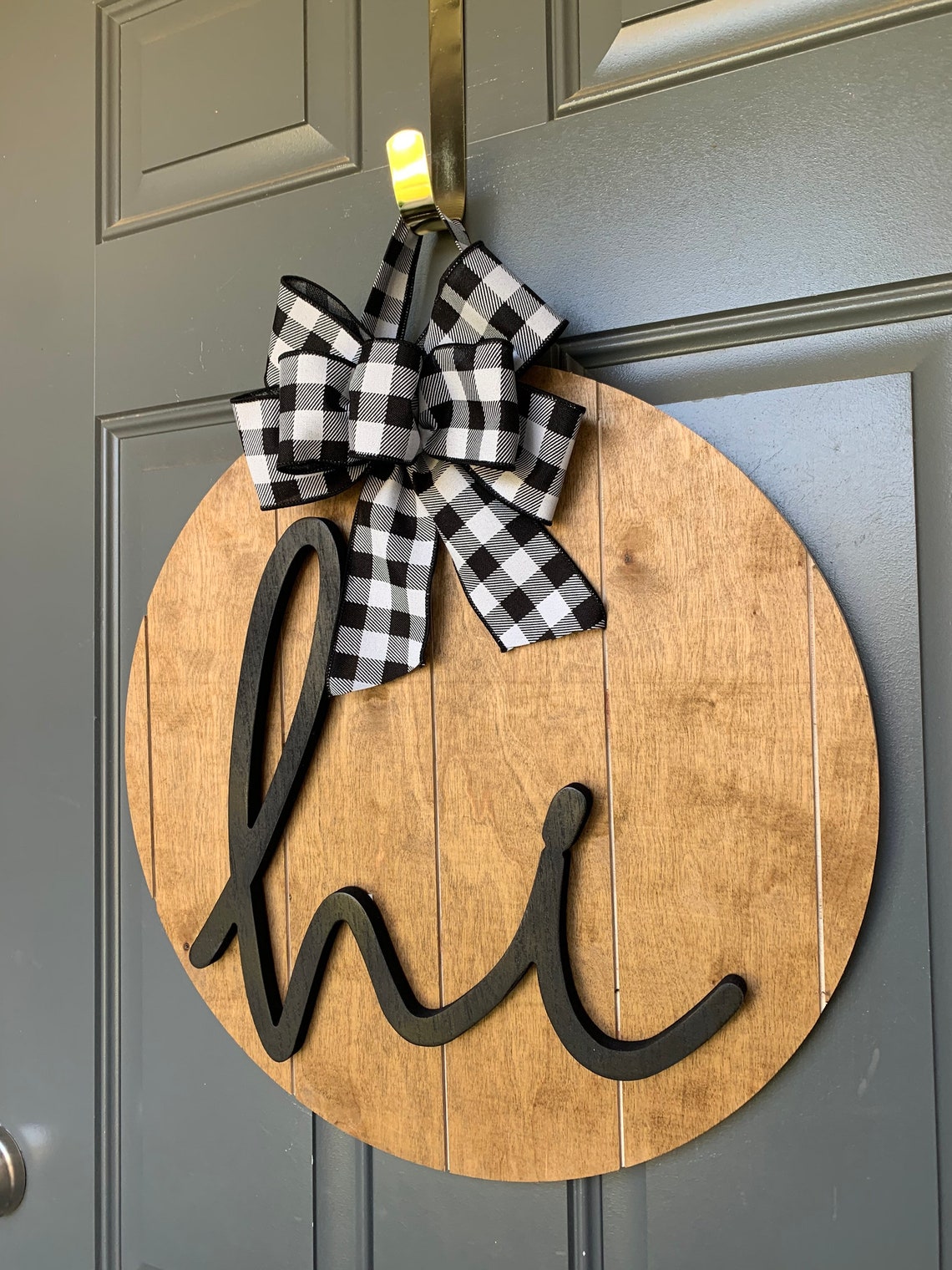 Wreaths for Front Door Wreath Front Door Wreath Wood Door Etsy