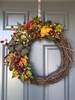 Fall wreaths for front door, wreath for door, fall wreath, hydrangea wreath, autumn wreath, wreath, fall door wreath, wreaths for front door 