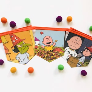 It's the Great Pumpkin Charlie Brown Party Banner - Charlie Brown Halloween Banner - Snoopy & Woodstock Banner - Charlie Brown Halloween