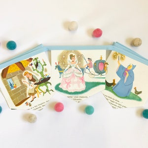 Cinderella Birthday Party - Cinderella Party Banner - Cinderella Baby Shower - Disney's Cinderella Vintage Book Banner - Retro Disney