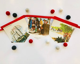 Disney’s Treasure Island Birthday Party Banner - Pirates of the Caribbean Party Banner - Disney Vintage Pirate Banner - Retro Disney
