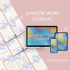 Shadow Work Journal, Shadow WorkBook, Journals, Spiritual work, metaphysical, empath, Printable & Digital Pages, Mental Health Journal, PDF