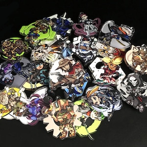 Dubbelzijdige Overwatch-bedels