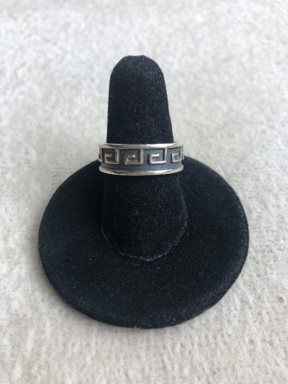 Vintage Sterling Silver Band - image 1