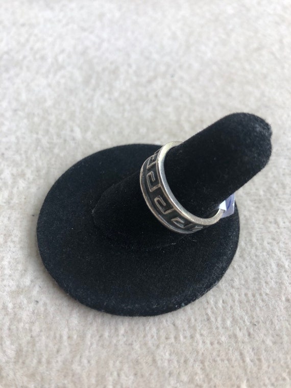 Vintage Sterling Silver Band - image 3