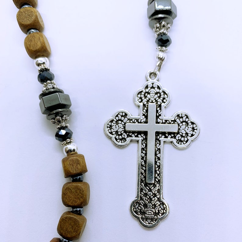 Rosario Anglicano. Rosario de Madera. Rosario Cristiano. Etsy