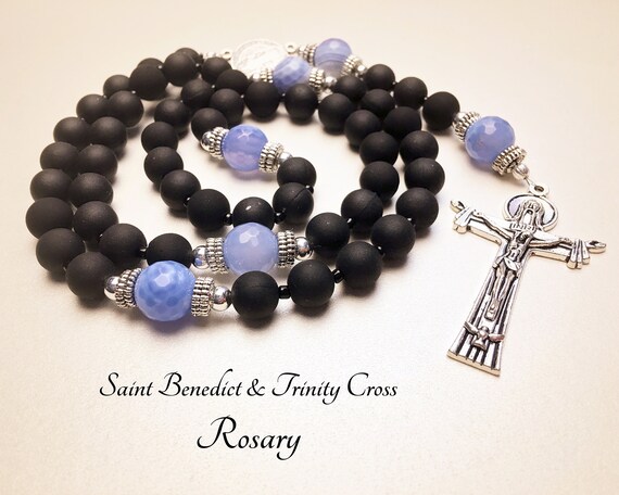 Chapelet De Saint Benoit Chapelet Catholique Trinity De Etsy