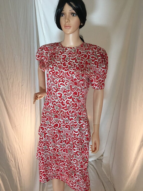 maggy london silk dress