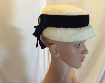VTG 60s Deluxe Velour Merrimac Body Imported Fur Felt Hat  display picture 1
