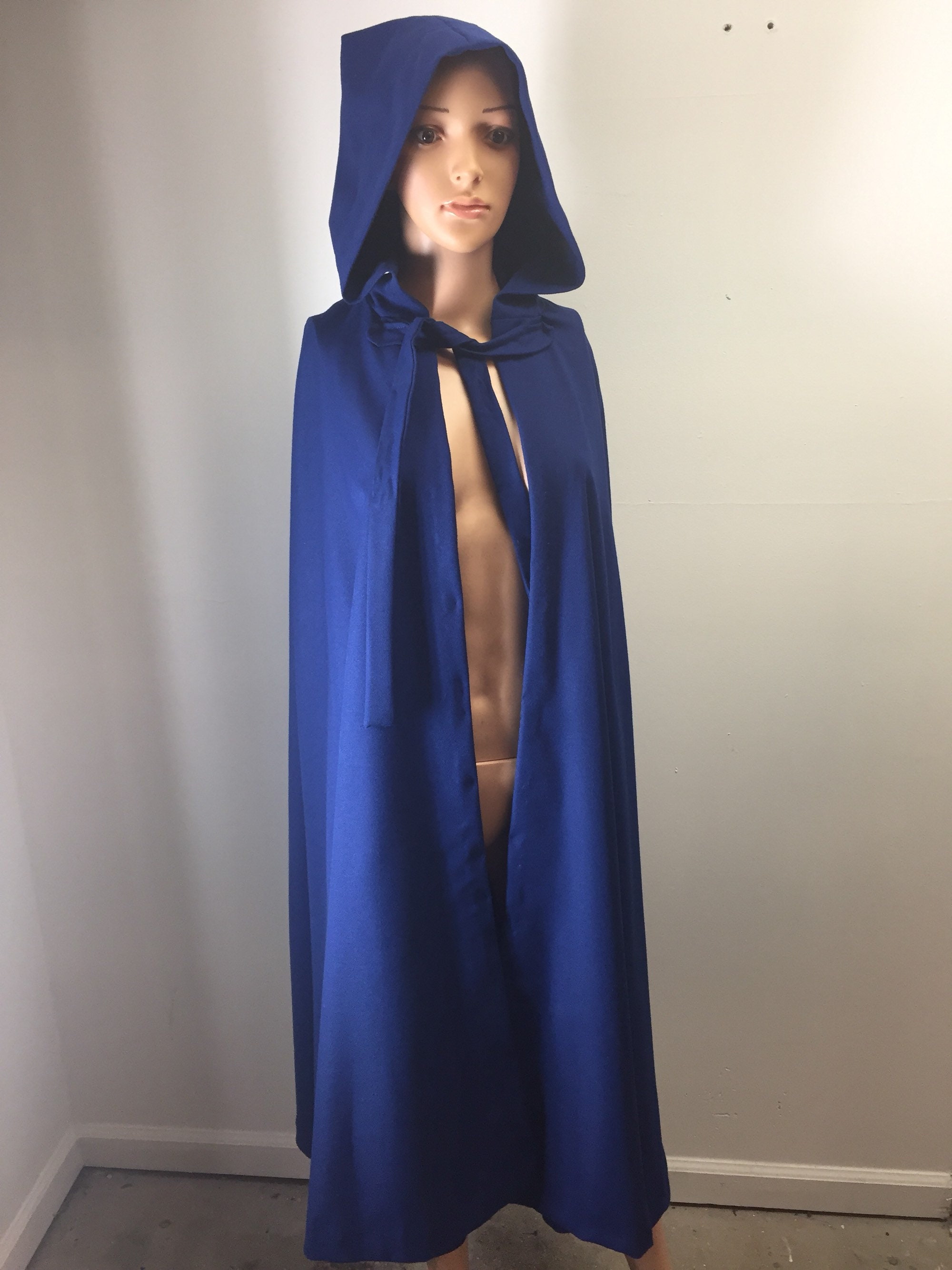 royal blue cape jacket