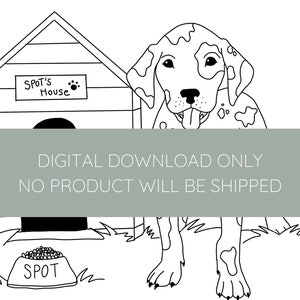 Printable Coloring Pages Homeschool Activities Dino Coloring Page Dog ...
