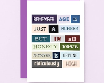 Friend Birthday Card | Funny Birthday Card For Friend | Birthday Cards For Her | Cousin Birthday Card | SE0076A6