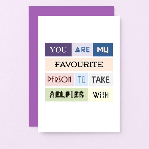 Cute Card For Boyfriend | Best Friend Birthday Card | Birthday Card For Girlfriend | Favourite Friend Birthday Card | SE0096A6