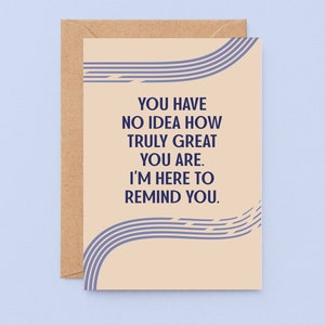 Encouragement Friendship Card | Thank You Card | You Are Amazing | I Appreciate You Card | Grateful For You | SE1106A6