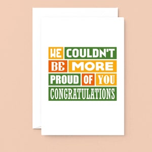 Carte Fier de vous | Promotion Félicitations | Félicitations pour l'obtention du diplôme | Bravo pour les résultats de l'examen | SE0346A5