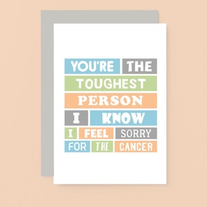 Cancer pensant à vous carte de vœux | carte d'encouragement | Cartes d'empathie | Carte édifiante de soutien contre le cancer | Envoyer de l'amour | SE0071A6