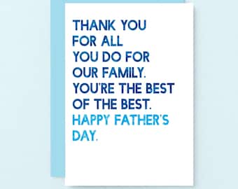 Father's Day Card For Husband | Father's Day Card For Partner | Sweet Father's Day Card For Boyfriend | SEF0036A6