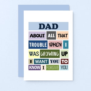 Carte d'anniversaire humoristique pour papa | papa sarcastique carte de vœux | Carte d'anniversaire drôle de fils | SE0131A6