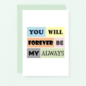 Carte romantique pour un proche | Carte d'amour de petit ami pour petite amie | Carte de demande en mariage | Carte d'anniversaire pour femme | SE0144A6
