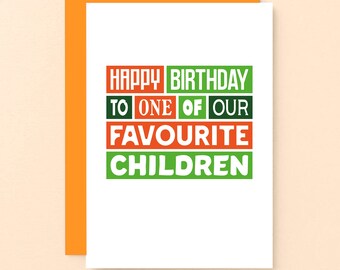 Funny Birthday Card From Parents For Son Or Daughter | SE0139A6