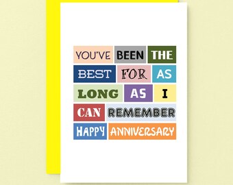 Romantic Anniversary Card For Wife | Wedding Anniversary Card | Husband Anniversary Card | SE0036A6