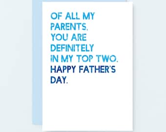 Funny Father's Day Cards, Joke Fathers Day Card From Son, Happy Father's Day Dad, Funny Card From Daughter, SEF0031A6