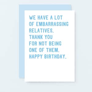 Funny Birthday Card For Cousin | Uncle Birthday Card | Happy Birthday Aunty | Funny Card For Brother | Sister Birthday Card Funny | SE2021A6