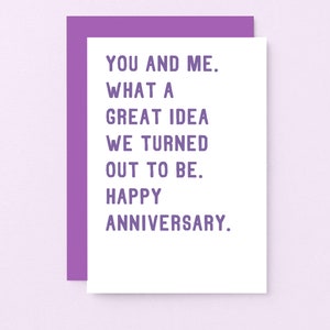 Carte d'anniversaire pour mari | Carte sentimentale pour femme | Carte d'anniversaire romantique pour partenaire | SE2015A6