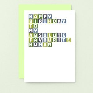 Karte zum Geburtstag für Freund | Beste Freund-Geburtstags-Karte | Freundin Geburtstag | Lieblingsmensch Geburtstagskarte | Karte Für Ihn | SE0331A6
