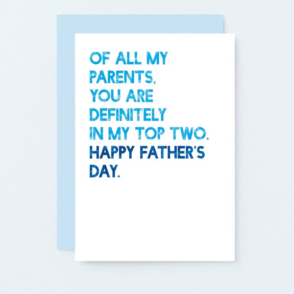 Funny Father's Day Cards, Joke Fathers Day Card From Son, Happy Father's Day Dad, Funny Card From Daughter, SEF0031A6