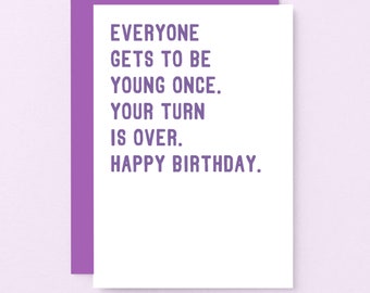 Funny Birthday Card For Friend | Sarcastic Birthday Humour | Friend Birthday Card Funny | Happy Birthday Card For Cousin | SE2012A6