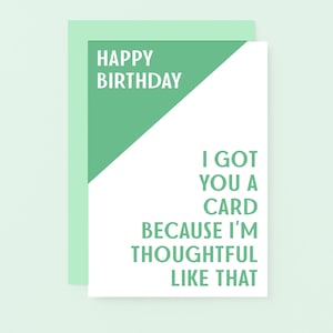 Carte d'anniversaire drôle, ami, carte drôle pour elle, carte d'anniversaire pour lui, cartes insolites originales, SE3003A6