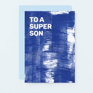 Carte d'anniversaire de fils, à un super fils carte des parents, Félicitations fils | SE0805A6