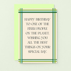 Belle carte d'anniversaire pour un ami | Des cartes bien pensées pour lui | SE0901A6