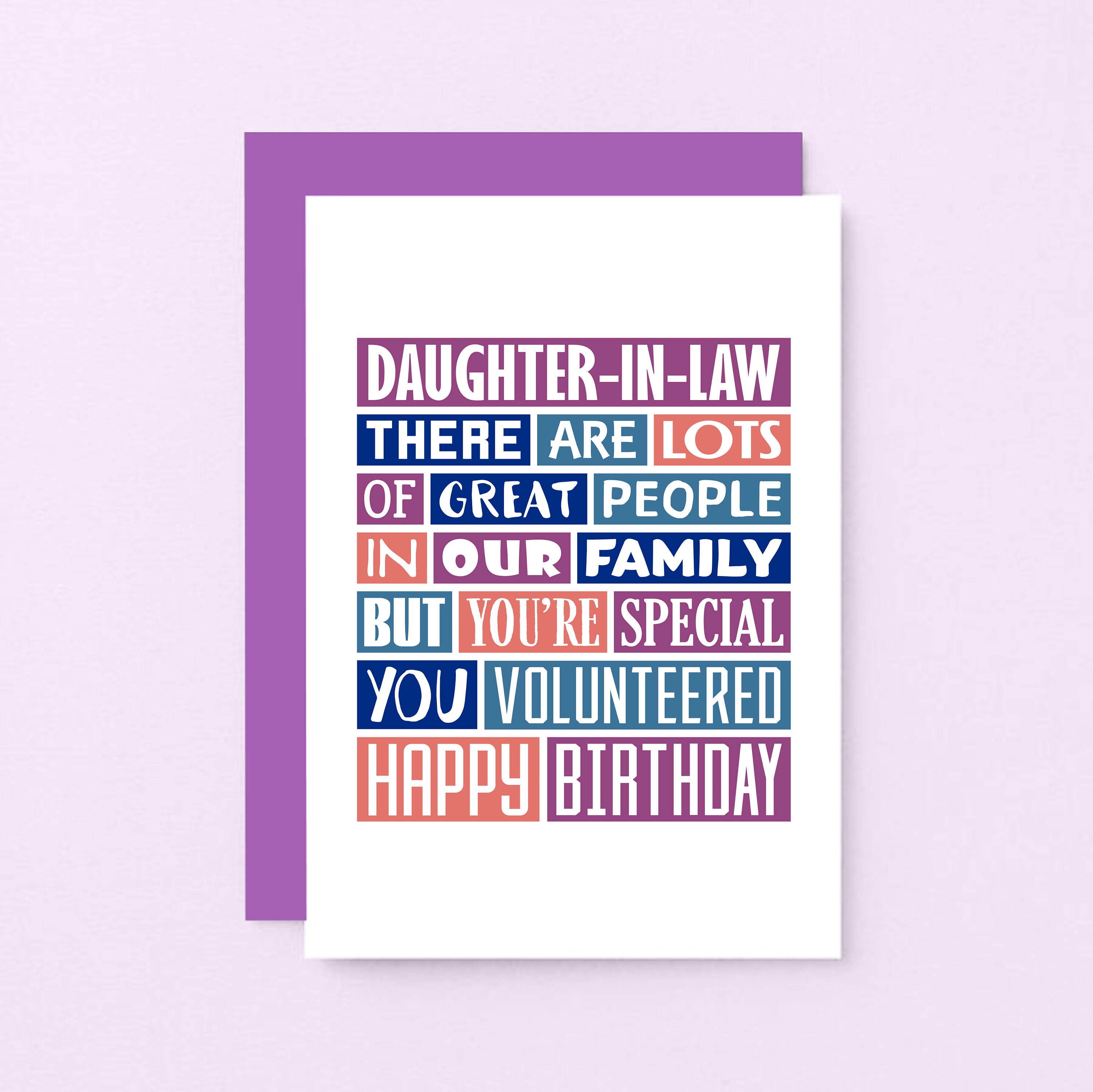 Funny Birthday Card for Daughter-in-law Funny Card - Etsy Funny Birthday Card for Daughter-in-law Funny Card - Etsy